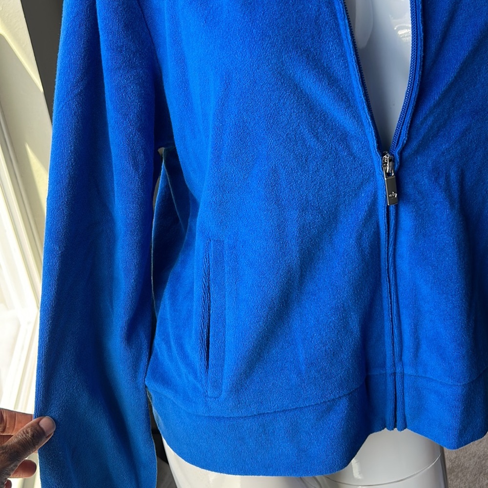 JUICY COUTURE ZIP UP JACKET TOP SIZE XL MSRP $65.00 NWT - Picture 7 of 10